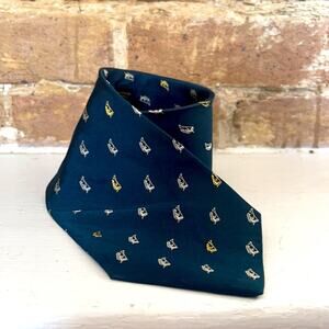 Paul & Shark Yachting embroidered silk neck tie